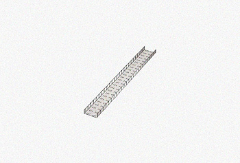 Лоток замковый перфорированный ЛМЗ 80х80х3000 УТ1,5, горячее цинкование, S1,0