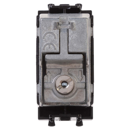 Розетка TV проходная модульная, "Avanti", "Черный квадрат", 1 модуль DKC