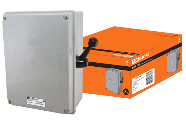 Рубильник РКН-100 ( | - 0 - | ) 100А реверсивный TDM