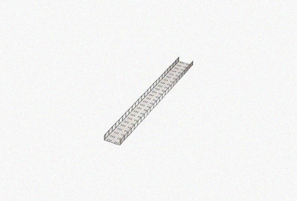 Лоток замковый перфорированный ЛМЗ 80х80х3000 УТ1,5, горячее цинкование, S1,0