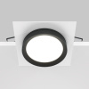 Встраиваемый светильник 1*GX53 15Вт Бело-черный IP20 Downlight DL086-GX53-SQ-WB Technical Maytoni