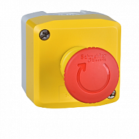 Пост кнопочный желтый 1 аварийная кнопка 1НЗ (XALK178) Schneider Electric