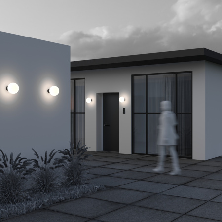 Настенный светильник (бра) 60Вт Черный IP54 Bold O598WL-01B1 Outdoor Maytoni