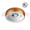 Св-к встр.влагозащ.IP44 GU10 50W 220V WATER белый/матовое золото NOVOTECH