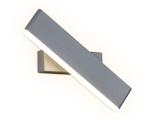 Настенный поворотный светодиодный светильник с выключателем FW428 SGR серый песок LED 4200K 5W 300*70*40 Ambrella Light