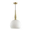 Подвес E27 60W RUNGA белый/бронзовый ODEON LIGHT