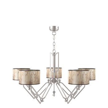 Люстра 5*E14 40Вт Никель IP20 Hightech 9 M1-05-SN-LMP-Y-6 Maytoni