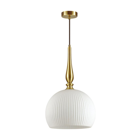 Подвес E27 60W RUNGA белый/бронзовый ODEON LIGHT