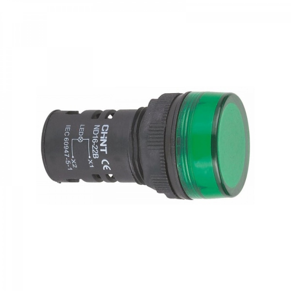Индикатор ND16-22B/2 зеленый AC/DC380В (R) CHINT