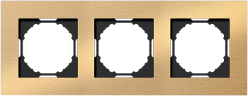 Donel A07 Natural Золотистый Алюминий рамка 3-я, серия DB