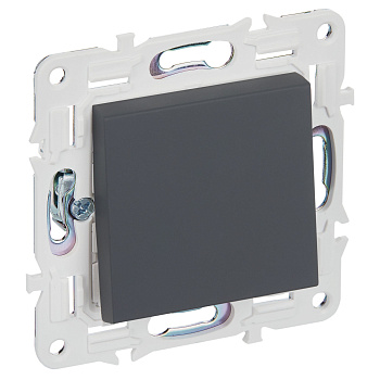 SKANDY Выключатель 1-клавишный перекрестный 10А SK-V03G графит IEK