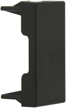 Donel Заглушка 1 мод., черн. матовая (22.5х45мм)