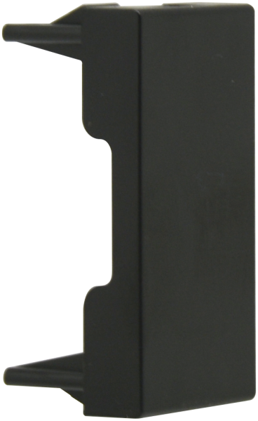 Donel Заглушка 1 мод., черн. матовая (22.5х45мм)