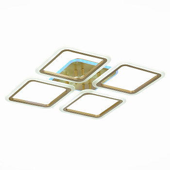 Светильник потолочный Золотистый/Белый LED 1*112Вт RGB 8Вт 3000-6000К SLE200422-04RGB EVOLED