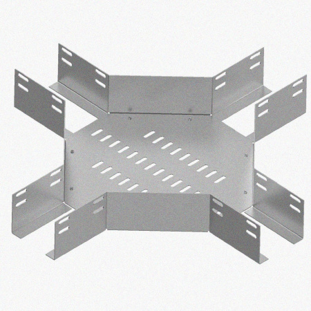 Лоток крестообразный глухой КМГ 100х50 У3, окрашенный, S1,0