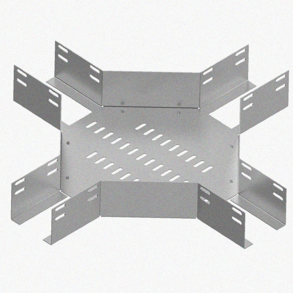 Лоток крестообразный глухой КМГ 100х50 У3, окрашенный, S1,0