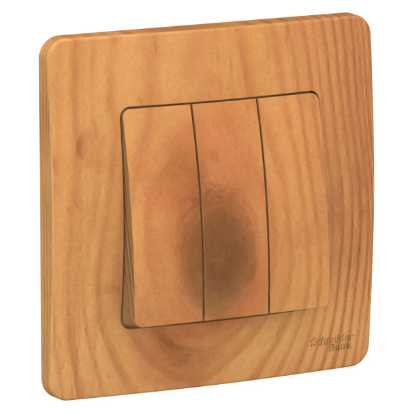 СНЯТ BLANCA Выключатель СУ 3 кл. 10А ясень IP20 Schneider Electric