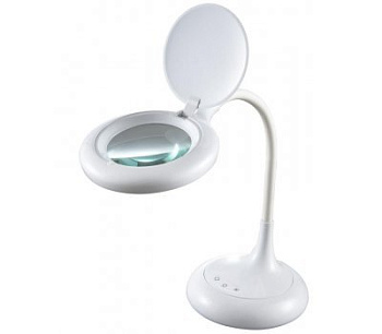 Светильник св/д настольный 10W(530lm)2700-6400К  с линзой белый General 