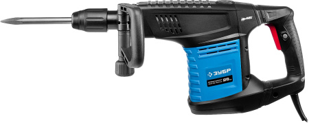Молоток отбойный, Профессионал ЗММ-25-1500 ЭВК, SDS-Max, 25 Дж, 11 кг, 900-1800 уд/мин, 1500 Вт, АВТ, кейс ЗУБР