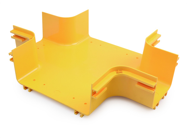 Ответвитель Х-образный оптического лотка изменяемый 240х120 мм H100 D5 DKC