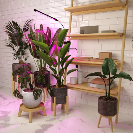 Светодиодный светильник для растений на прищепке 8Вт черный IP20 (a052889) Elektrostandard