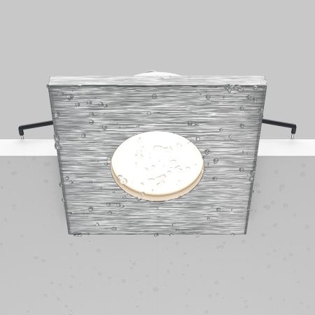 Встраиваемый светильник 1*GU10 50Вт Серебро IP65 Downlight DL083-01-GU10-SQ-S Technical Maytoni