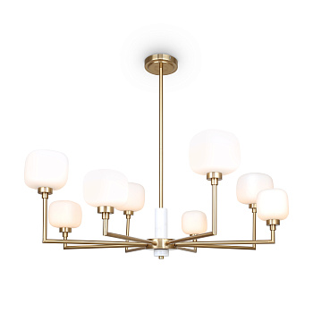 Потолочный светильник 8*G9 40Вт Латунь IP20 Tender FR5373CL-08BS Freya