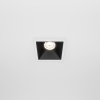 Встраиваемый светильник LED 10Вт Бело-черный IP20 Downlight DL043-01-10W4K-SQ-WB Technical Maytoni