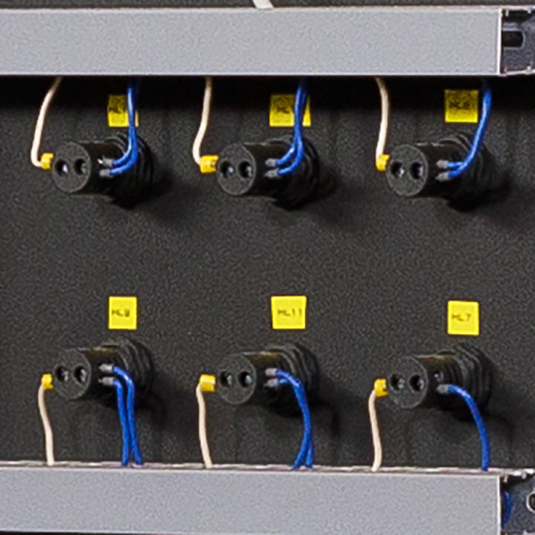 Индикатор ND16-22D/2C белый, встр. резистор, IP65 АС/DC24В (R) CHINT