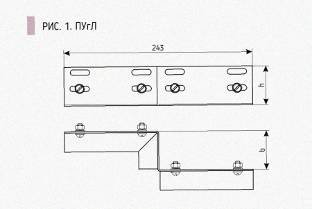 Соединитель-переходник ПУгП100х65 УХЛ2,5, оцинкованный лист S1,5