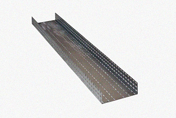 Лоток перфорированный ЛМ 100х65х3000 УТ1,5, горячее цинкование, S1,5