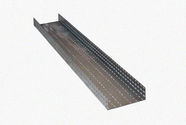 Лоток перфорированный ЛМ 100х65х3000 УТ1,5, горячее цинкование, S1,5