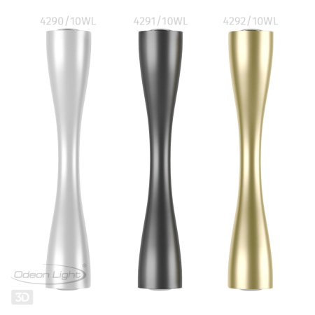 Настенный св-к IP20 LED 10W 536Лм 3000K ANIKA золотистый/металл ODEON LIGHT