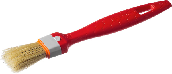 Кисть плоская "УНИВЕРСАЛ-СТАНДАРТ", натуральная щетина, пластмассовая ручка, 1"/25мм ЗУБР