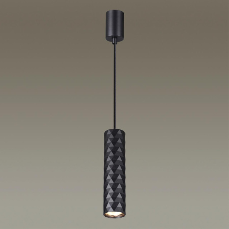 Подвесной св-к IP20 LED GU10 max 10W AD ASTRUM черный ODEON LIGHT