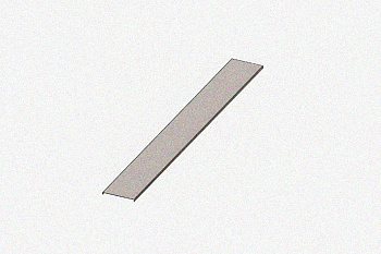 Крышка несущего лотка КНЛ25-П1,87 УТ1,5, горячее цинкование S1,5