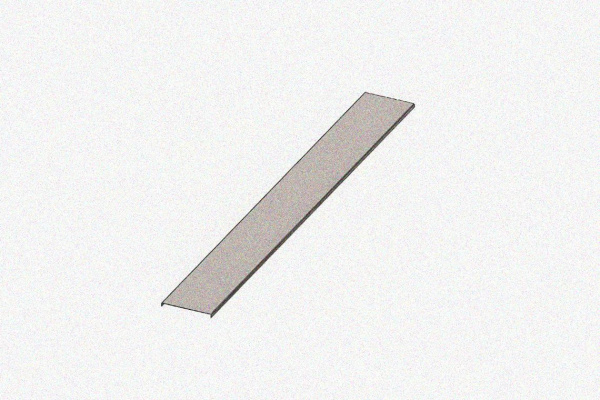 Крышка несущего лотка КНЛ25-П1,87 УТ1,5, горячее цинкование S1,5