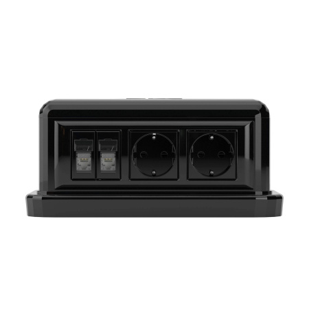 Напольная башенка BUS, 12 модулей, черная DKC