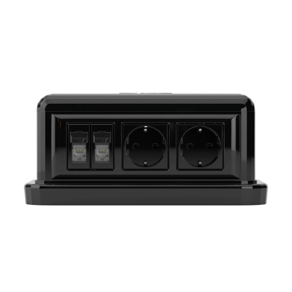 Напольная башенка BUS, 12 модулей, черная DKC