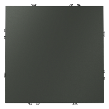 Выключатель с самовозвратом встраиваемый Voltum S70 одноклавишный 10А, (титан)