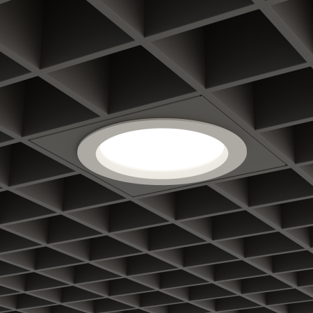 Светильник светодиодный ДВО LEDdownlight встр.круг 18Вт 4000К 001 170х45х150 IP54 АСТЗ