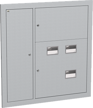 Корпус металлический ЩЭ-3-Э 36 IP31 (слаботочный отсек слева) LIGHT IEK