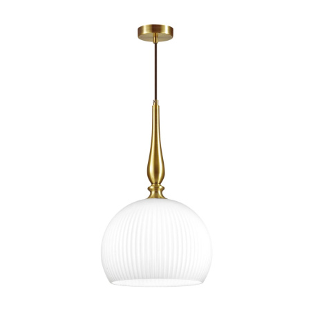 Подвес E27 60W RUNGA белый/бронзовый ODEON LIGHT