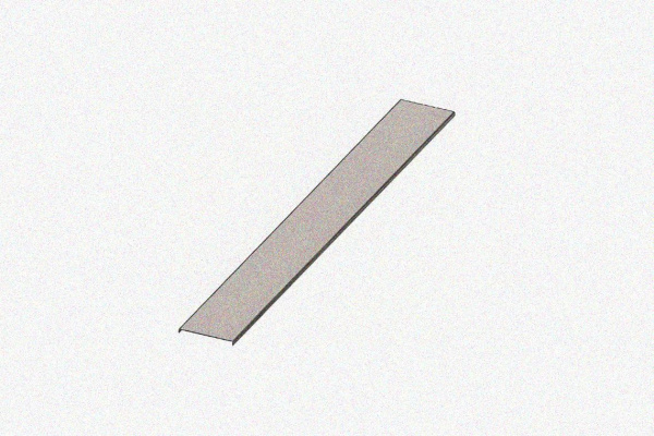 Крышка несущего лотка КНЛ20-П2,87 УТ1,5, горячее цинкование S1,5