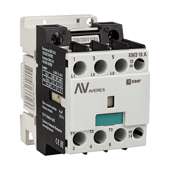 Контактор КМЭ 22А 1NC 400В АС AVERES EKF