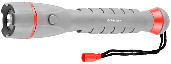 Фонарь "Мастер" ручной, обрезиненный 2-х компонентный корпус, 2 режима работы, 8 светодиодов, 3АА ЗУБР