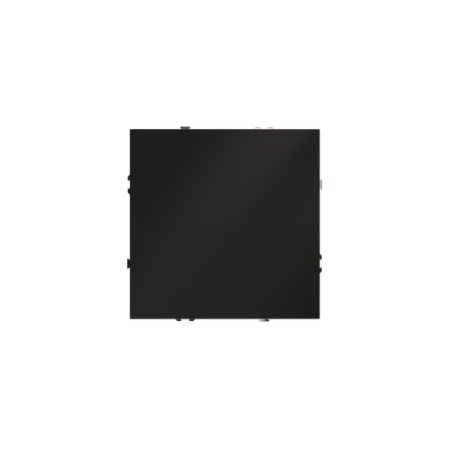 Заглушка Voltum S70 с суппортом, (черный матовый)