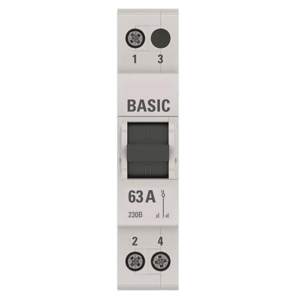 Трехпозиционный переключатель 1П 63А Basic EKF