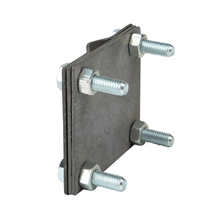 Зажим заземлитель 20 - полоса 50 (пластина 70*80мм) HZ PROxima EKF