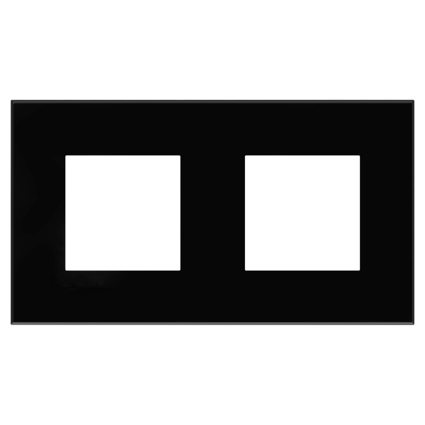 Рамка "Avanti", "Черный квадрат", 2 поста (4 мод.) DKC